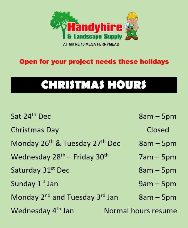 Handy Hire & Landscape Supply Ferrymead, Christchurch