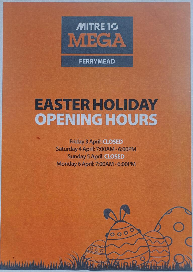 easter hours
